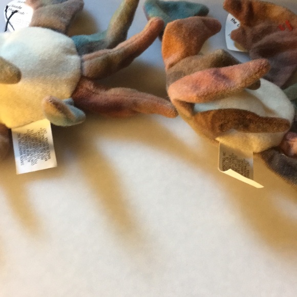 Ty Beanie Babies Claude and Teenie Beanie Babies Claude the Crabs - Picture 11 of 12